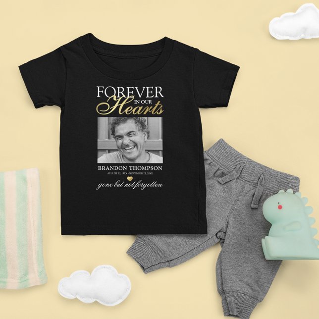 Toddler-minnes T-shirt med foto (Skapare uppladdad)