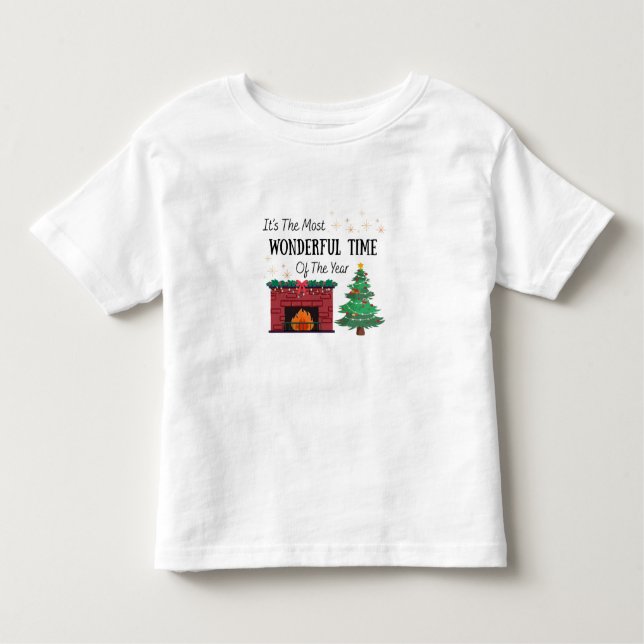 Toddler Most Wonderful Time of Year Shirt T Shirt (Framsida)