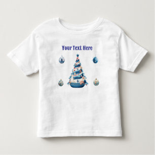 "Toddler nautisk jultröja – Holiday Sailo T Shirt