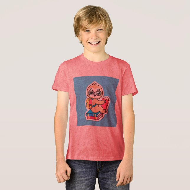 Toddler Sloth T Shirt (Framsida Full)
