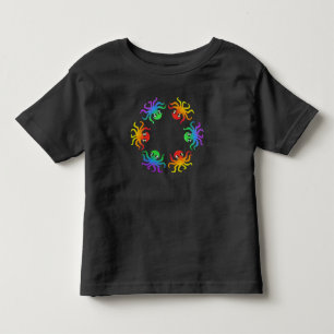 Toddler T-Shirt - Gradient bläckfisk (levande)