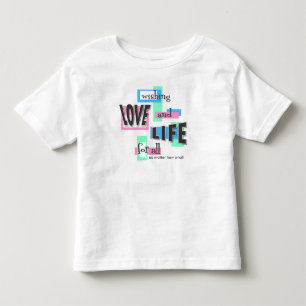 Toddler t-shirt med ett pro-life budskap.