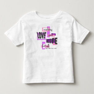 Toddler t-shirt med ett pro-life budskap.