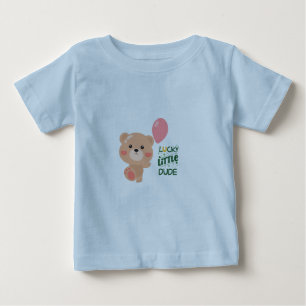 Toddler t-shirt med texten "Lucky Little Dude