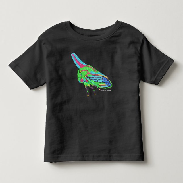 Toddler T-Shirt (svart) - Ek Treehopper (Framsida)