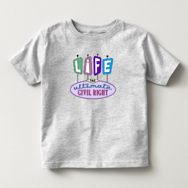 Toddler t-shirt with a retro design. (Framsida)