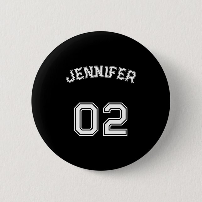 Toddler Teen Girl Name Jersey Number Nk Srts  Knapp (Framsida)