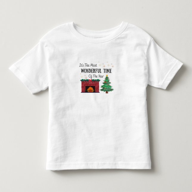 Toddler Underbaraste tiden på året skjorta T Shirt (Framsida)