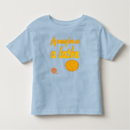 Toddlers' Hanukkah Shirt - "Mommy loves me a latke T