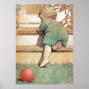 Toddling Pojke av Jessie Willcox Smith Poster