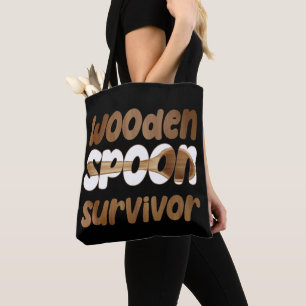 Toden Spoon Survivor Funny Italienska Roligten Exp Tygkasse