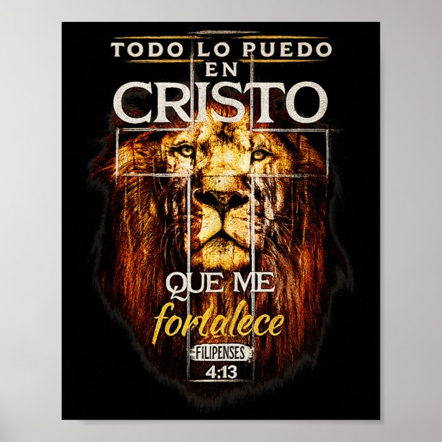 Todo Lo Puedo En Cristo Filipenses 4_13 Spanish Ch Poster (Framsidan)