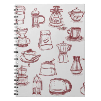 Todo para un Café y de färg café Anteckningsbok