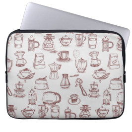 Todo para un Café y de färg café Laptop Fodral