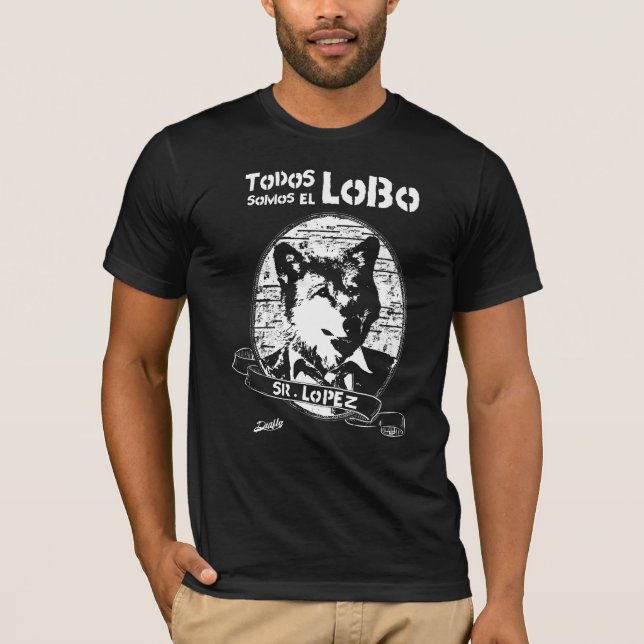 Todos somos el Lobo Tee Shirt (Framsida)