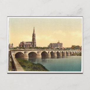 Todtenbrucke, Metz, Alsace Lorraine, Tyskland klas Vykort