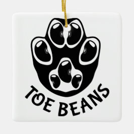 Toe Beans - Black Beans Julgransprydnad Keramik