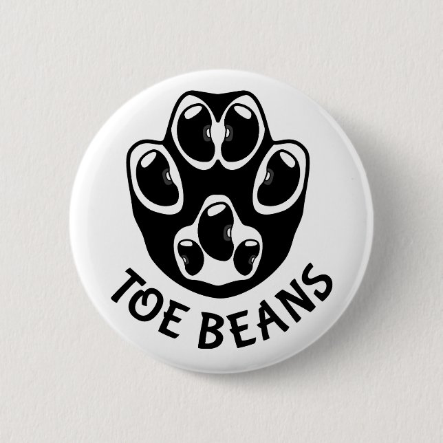 Toe Beans - Black Beans Knapp (Framsida)