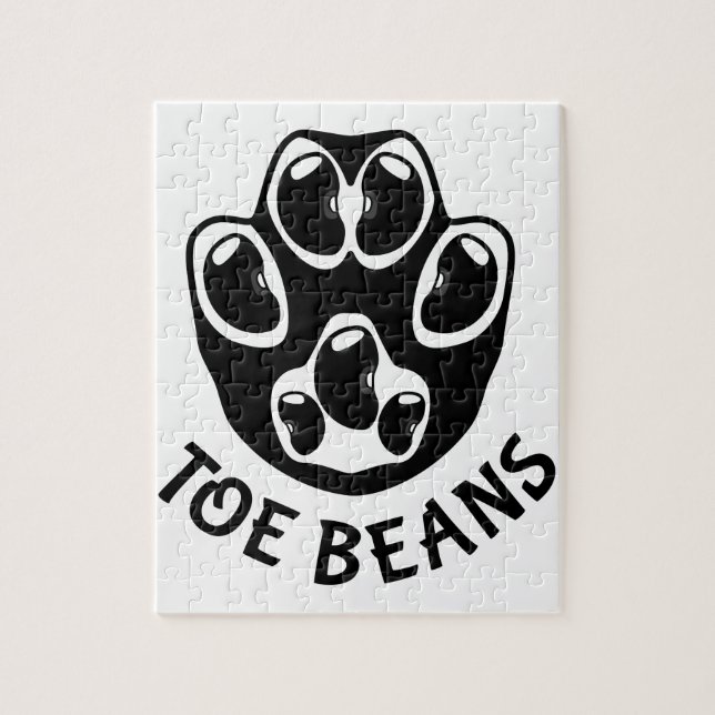 Toe Beans - Black Beans Pussel (Vertikal)