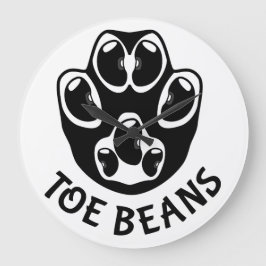 Toe Beans - Black Beans Stor Klocka