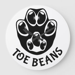 Toe Beans - Black Beans Stor Klocka