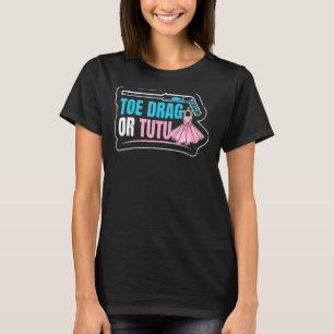 Toe Drag- eller tutusoffert för en ishockeyspelare T Shirt