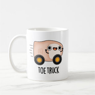 Toe Lastbil Funny Anatomy Body Parts Pun Kaffemugg