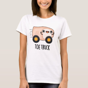 Toe Lastbil Funny Anatomy Body Parts Pun T Shirt