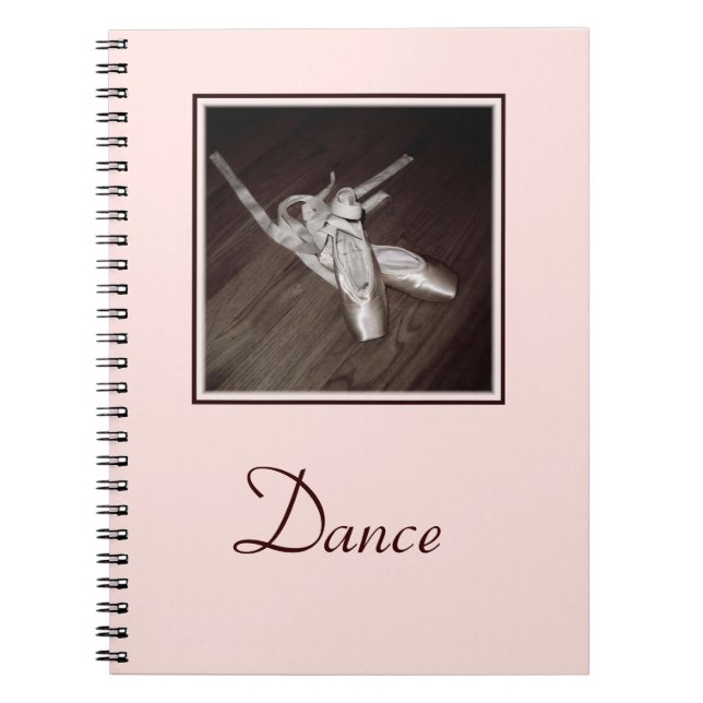 'Toe Shoes' Spiral-bärbar dator/Journal Anteckningsbok Med Spiral (Framsidan)