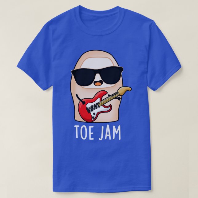 Toe Sylt Funny Big Toe Music Pun T Shirt (Design framsida)