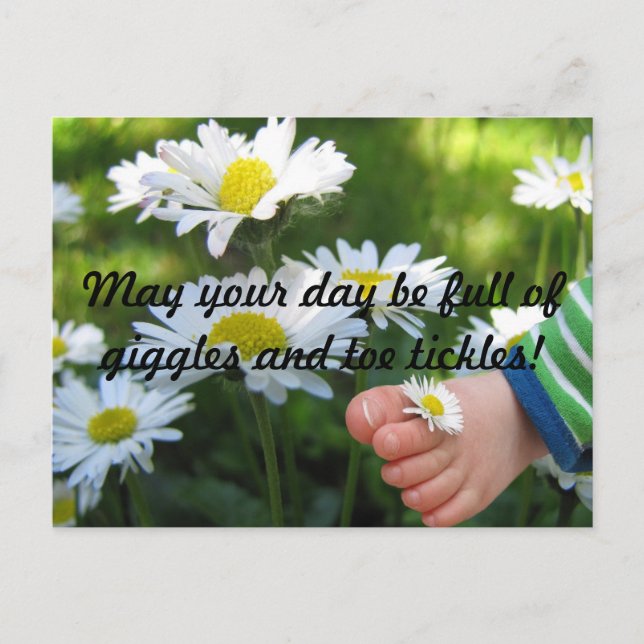 Toe Tickles Vykort (Framsida)