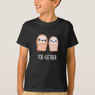 Toe-Tillsammans Funny BIg Toe Pun Mörk BG T Shirt