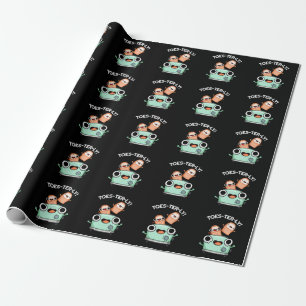 Toes-ully Funny Toe Pun Mörk BG Presentpapper