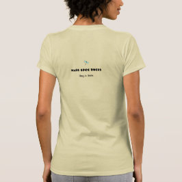 TOF Dam-Shirt med anpassningsbar text bakifrån T Shirt