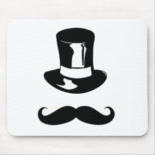 Tofat och mustache musmatta
