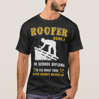 Tofer High School Diploma to Fix Messup Colleg T Shirt