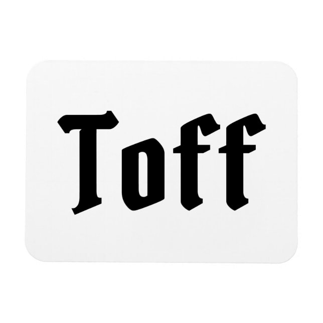 Toff Magnet (Horisontell)