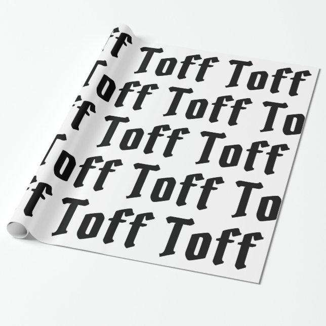 Toff Presentpapper (Utrullad)