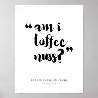 "Toffee" Ed Miliband Best Moments Collection 2/3 Poster