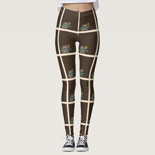 Toffeerosa Leggings (Framsida)