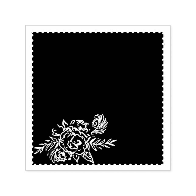 Toffeerosa Självfärgande Stämpel (Design)