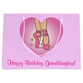 Tofflor för sondotterfödelsedagbalett i hjärta