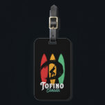 Tofino Canada Beach Vintage Retro Surfing Bagagebricka<br><div class="desc">Vintagens ritbordsdesign för surfare som surfar i kärlek och rider över havet vinkart. Coola sommar helgdag, påsklov varor för dem som njuter av hett sol, tropiskt väder, solbadning under handflatan träd. Grunge och misströstan till bäran medan du njuter av stranden party och sjunger runt brasan. Underbar souvenir, julklapp och födelsedagspresent...</div>