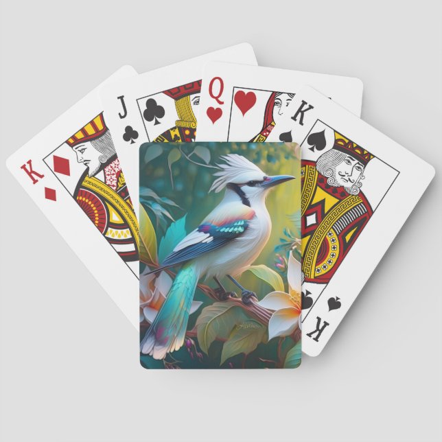 Tofsad ändervingad skrika casinokort (Baksidan)
