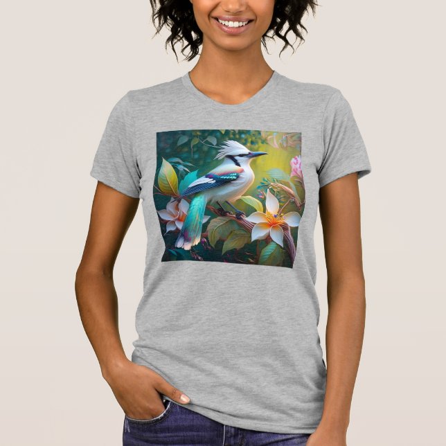 Tofsad ändervingad skrika t shirt (Framsida)
