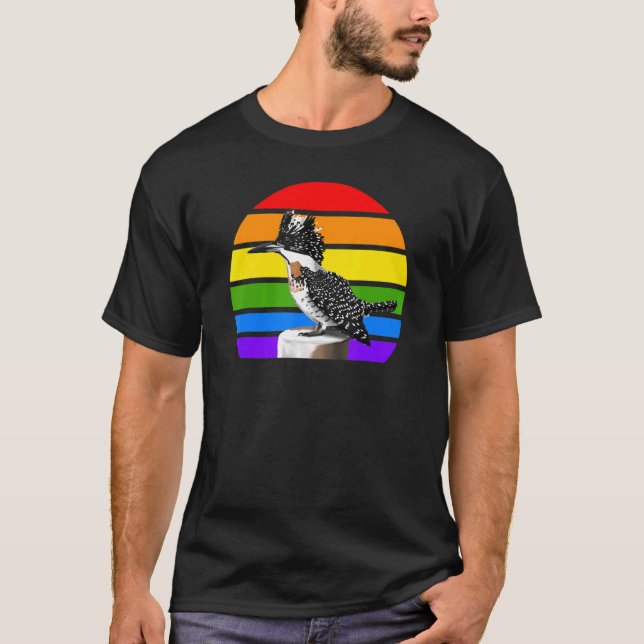 Tofsisfågel Regnbåge Fågel Sångfågel Mångfald T Shirt (Framsida)