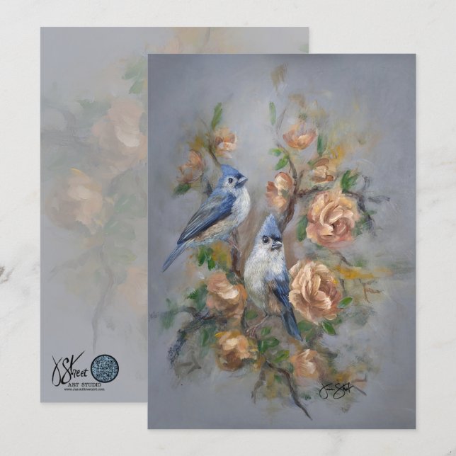 Tofsmesar Inbjudningar (Fram/baksida)