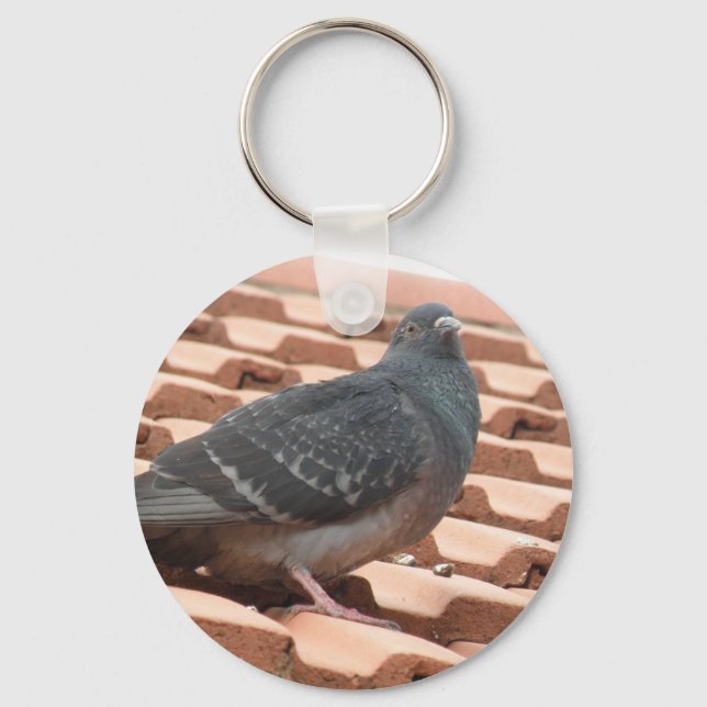 Toftop Pigeon-nyckelkedja Nyckelring (Framsida)