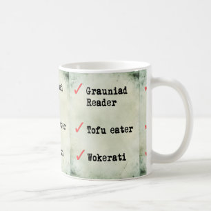 Tofu ätwokerati kaffemugg