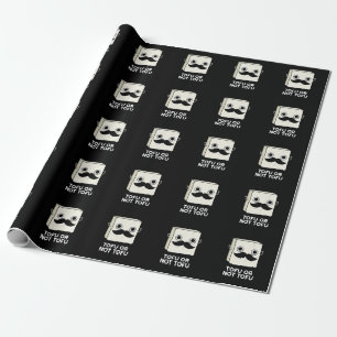 Tofu eller inte Tofu Funny Shakespeare Pun Mörk BG Presentpapper